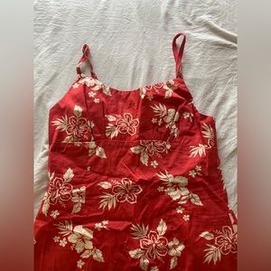 Tropical floral dress